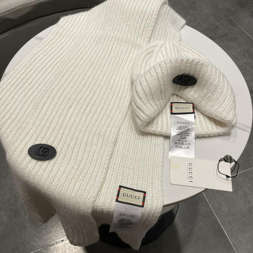 秋冬特惠💰330 古驰经典套装帽子！帽子➕围巾！羊绒兔绒品质！暖暖哒超级舒服～ 商品图8