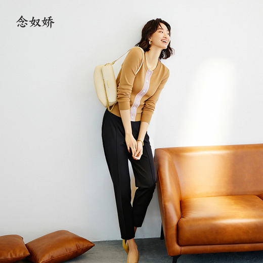 【商场同款】CNT5287 “ 职场烟管裤 ” 干练利落 舒适版型 久坐不勒 商品图12