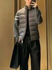 中性款针织拼接羽绒服hu018 商品缩略图3