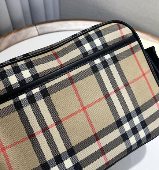 奥莱订单 Bur家男女款格纹单肩斜挎包020403 商品图7