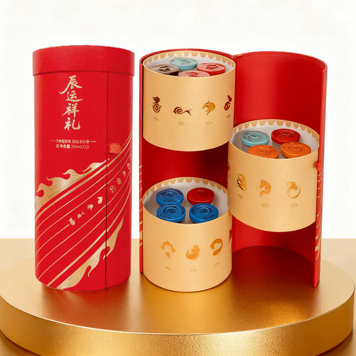 疯抢中！！【春节不打烊】【五粮液总厂出品·辰运祥礼·12生肖酒】42°浓香型白酒 50ml*12瓶/送礼有面儿 商品图2