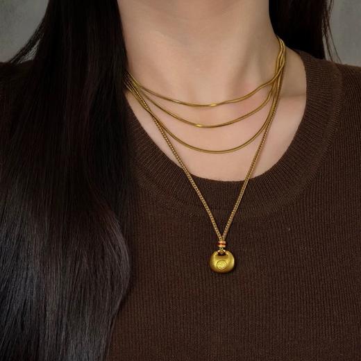 一店k （年度随便买 不心疼系列上新！）被追问800次的沙金首饰！不是黄金买不起，而是沙金更有性价比！永远为金灿灿的饰品心动！小预算拿捏千金感！金店在售同款 沙金系列手镯项链饰品 商品图2