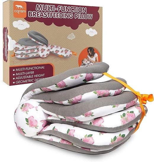 Cqrism 哺乳用哺乳枕 高度可调节 适合哺乳期婴儿和妈妈使用 商品图0
