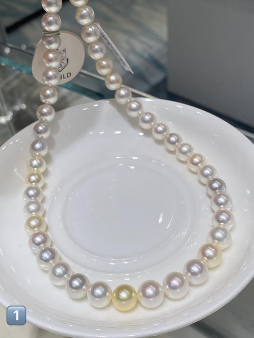 【私席真珠·新年盛选】极光 AKOYA珠王糖果珠链 圆 微瑕 珠光超亮 商品图0