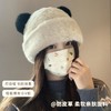 可爱帽子女秋冬季新款加绒加厚保暖户外休闲小熊针织帽防寒护耳帽 商品缩略图2