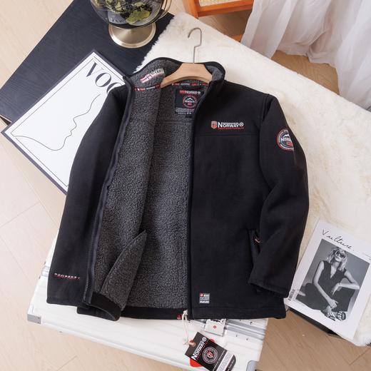 威冬季外贸出口单加厚保暖羊羔绒户外防寒立领抓绒夹克外套 商品图3