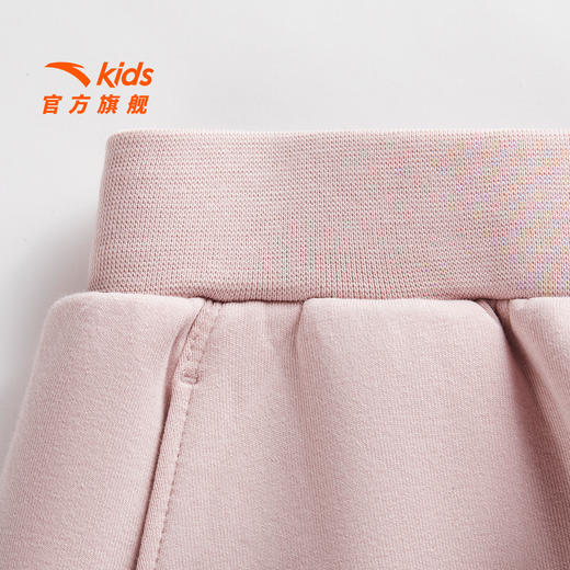 裤吧安踏儿童女大童针织运动长裤2026年春季上新款亲肤中大童卫裤362617777 商品图4