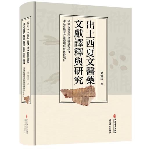 出土西夏文醫藥文獻譯釋與研究 梁松濤 著 出土西夏文醫燊文獻的主要内容 針灸類文獻 中医古籍 9787515229416中医古籍出版社 商品图1