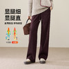 【两个裤长！厚绒长腿裤】逸阳冬新品加绒加厚高腰垂感针织窄版阔腿糯米裤0763A 商品缩略图9