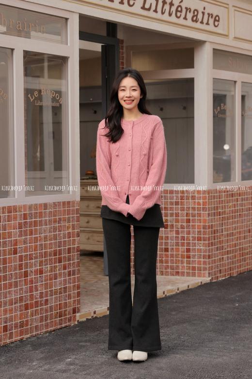 【门店同款】ENJOY冬季设计感屁帘喇叭裤 169150338 商品图4