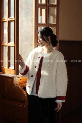 【门店同款】ENJOY冬季“烟火漫春”祥瑞启岁双面穿中式外套 169095244