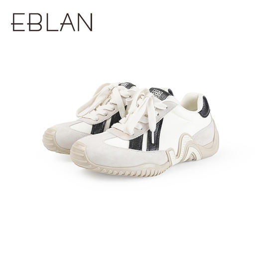 【上新】伊伴2026春季百搭时尚减龄多彩德训鞋运动鞋B26108001 商品图3