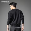 PINLI品立2026春季新款男士立体字母胶浆印花圆领套头卫衣上衣潮BG262109001 商品缩略图1