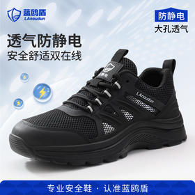蓝鸥盾新款夏季专业防静电工作鞋不防砸不防刺加油站专用耐磨