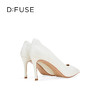 Dfuse迪芙斯2026春季新款尖头软边柔软羊皮通勤单鞋细高跟鞋女鞋DFE1111003 商品缩略图14