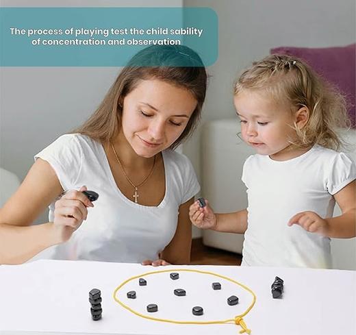 美国 STAR-TOYS 40枚磁铁磁棋盒套装 新型多人磁铁棋盘游戏 商品图3