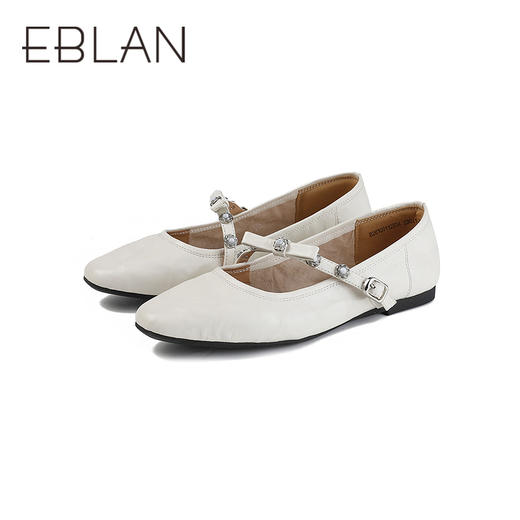 【上新】伊伴2026春季轻便玛丽珍民族风文艺复古风休闲玛丽珍B26109112 商品图4