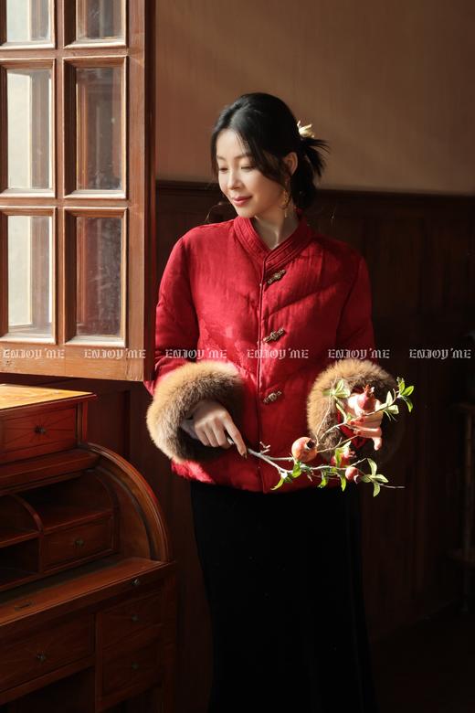 【门店同款】ENJOY冬季“烟火漫春”丹华未央中式羽绒外套 168995911 商品图5