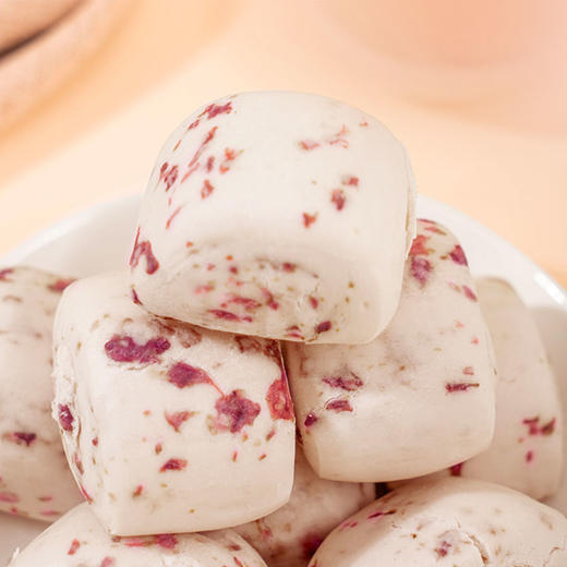 玫瑰小馒头360g（18g*20）  将鲜花和奶粉揉进面团的玫瑰小馒头，口感丰富，健康早餐 商品图1