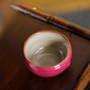 问鼎哥窑传世哥窑招财进宝战鼓杯（胭脂红） 商品缩略图2