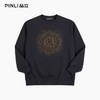 PINLI品立2025秋季新款男士圆领宽松烫钻长袖套头卫衣上衣青年潮BG253109018 商品缩略图5