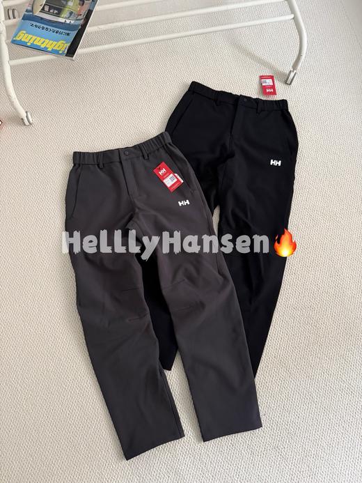 HH男秋冬款加绒款四面弹舒适有型长裤软壳裤 商品图0