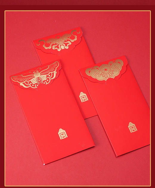 故宫 2026万福迎春全家福贺岁套装 春节对联 福字套装 红包 商品图3