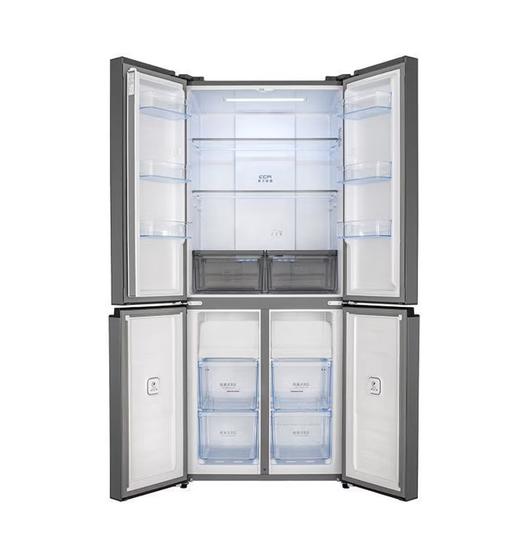 容声 冰箱 BCD-465Z30CNGAK 465升 十字四门 嵌入式 风冷 变频 一级能效 两侧散热 电脑控温 LED显示 钢化玻璃面板 霜华瑜 商品图2