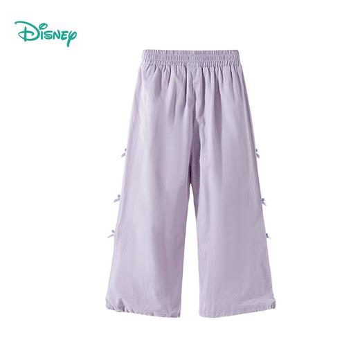 迪士尼（Disney）女童休闲时尚蝴蝶结工装裤抽绳款宽松直筒裤子26春秋新款ZD1FK018 商品图7