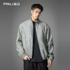 PINLI品立2026春季新款青年立领纯色亚麻梭织茄克外套上衣潮牌男GD262104008 商品缩略图3