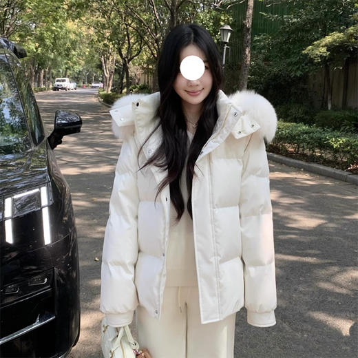 裁缝学苑AS617毛领连帽短款羽绒服纸样女装新款冬季上衣外套样板 商品图4