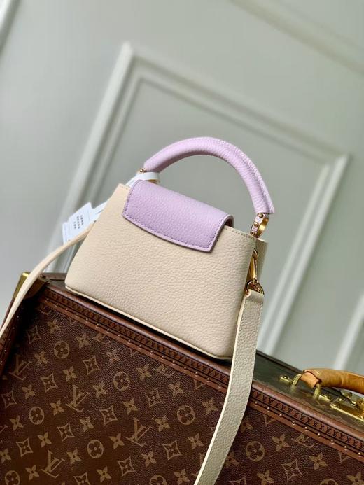驴家 Capucines 迷你 手袋 M25862米白配浅紫迷你（JPH） 商品图2