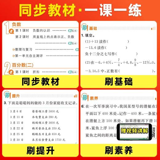 2026春 小学必刷题一二三四五六年级下册任选 语文数学英语科学人教版教科版同步训练课时作业天天练 商品图2