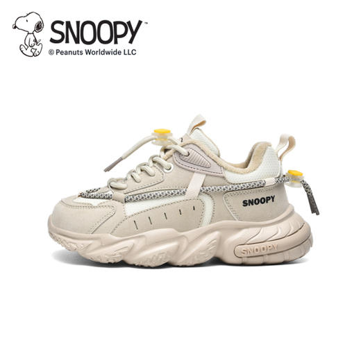 【史努比】童鞋儿童新款加绒老爹鞋跑步鞋男女童同款26-37 商品图5