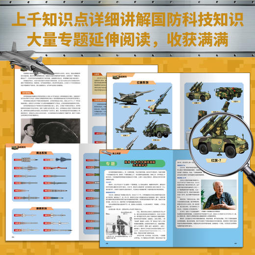 【工*部权威出品 介绍现役最新武器】《青少年国防教育军事百科（全6册》（东风5C、鹰击21、东风61、094核潜艇、福建舰、运20、歼35首次公开）重磅预售~预计一周内发货 商品图5