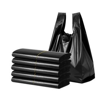 固成背心垃圾袋黑色32*60cm150只单面1.5丝 垃圾袋加厚黑色塑料袋 /家庭清洁/纸品 /清洁用具 /垃圾袋 商品图2