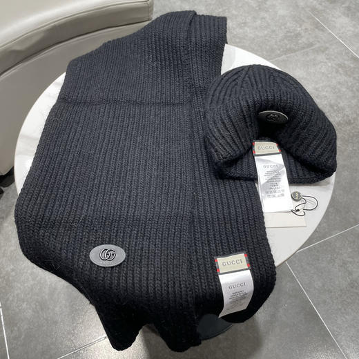 秋冬特惠💰330 古驰经典套装帽子！帽子➕围巾！羊绒兔绒品质！暖暖哒超级舒服～ 商品图8