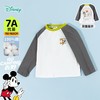 迪士尼（Disney）童装男童长袖T恤帅气运动休闲撞色7A抗菌插肩袖2026春季新款上衣ZD1FS025 商品缩略图6