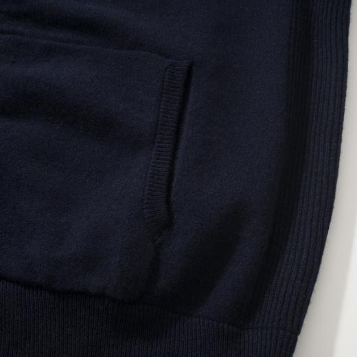 中性款弹力羊毛针织毛衣连帽外套la022 商品图2