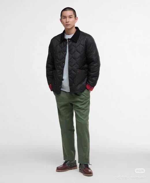 【秒杀价已调 直接拍】Barbour 限定款 巴恩 男女同款 红黑撞色棉衣  过年 开启喜运模式 商品图4
