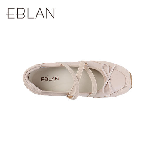 【上新】伊伴2026春季少女风芭蕾风甜美运动芭蕾舞鞋休闲玛丽珍B26125859 商品图2