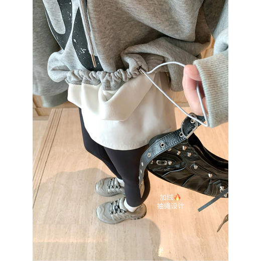 <曾小咸推荐>2.24现货秒杀 ！微信超特价！韩系字母连帽加绒卫衣 日常219.99 立减130 秒杀89.99！！ 商品图4