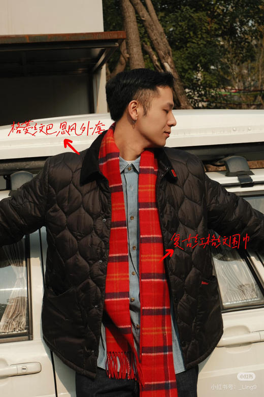 【秒杀价已调 直接拍】Barbour 限定款 巴恩 男女同款 红黑撞色棉衣  过年 开启喜运模式 商品图8