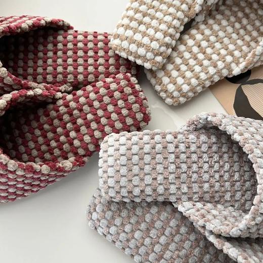 双色菠萝绒棉拖，仿动物皮毛，软乎乎的踩屎感【G】 商品图3