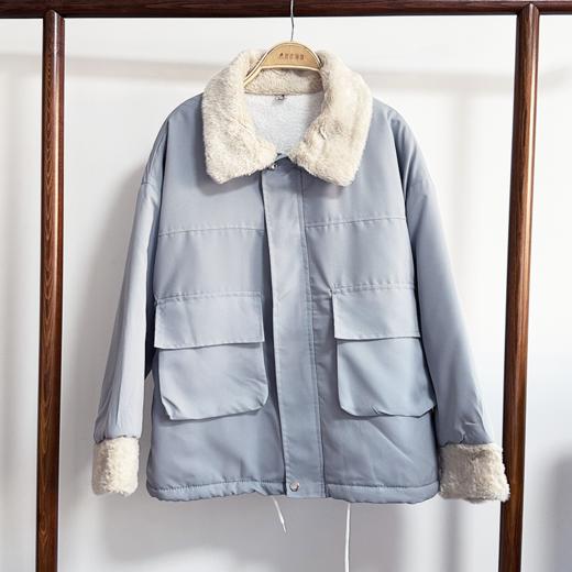 壁虎瑜伽【2601SY473】韩版羊羔毛绒加厚外套【5天发货】 商品图4