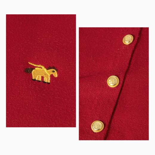 Grace&Glam 糯叽叽飞天小马圆领毛织开衫 商品图3