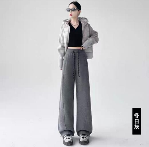 【YW】无忧购【鸿运当“红”】暖心新年鸿运裤重工刺绣加绒加厚弯刀裤2809（截单后5-7天发货） 商品图8