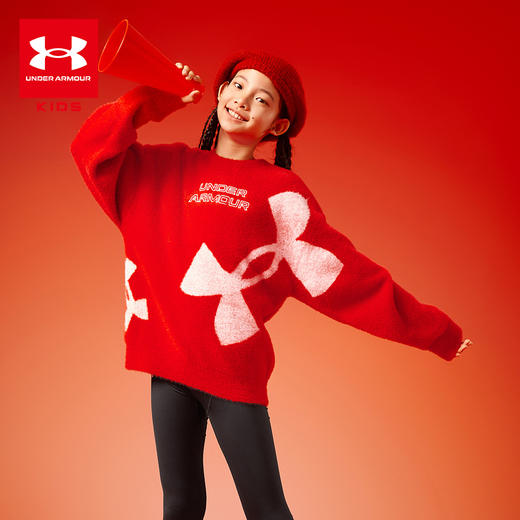 Under Armour安德玛男女童圆领针织衫244303574 商品图0