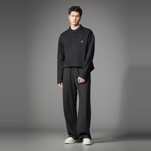 PINLI品立2026春季新款青年男士宽松立领落肩长袖T恤打底上衣潮牌GD262111006 商品图4