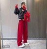 【YW】无忧购【鸿运当“红”】暖心新年鸿运裤重工刺绣加绒加厚弯刀裤2809（截单后5-7天发货） 商品缩略图4